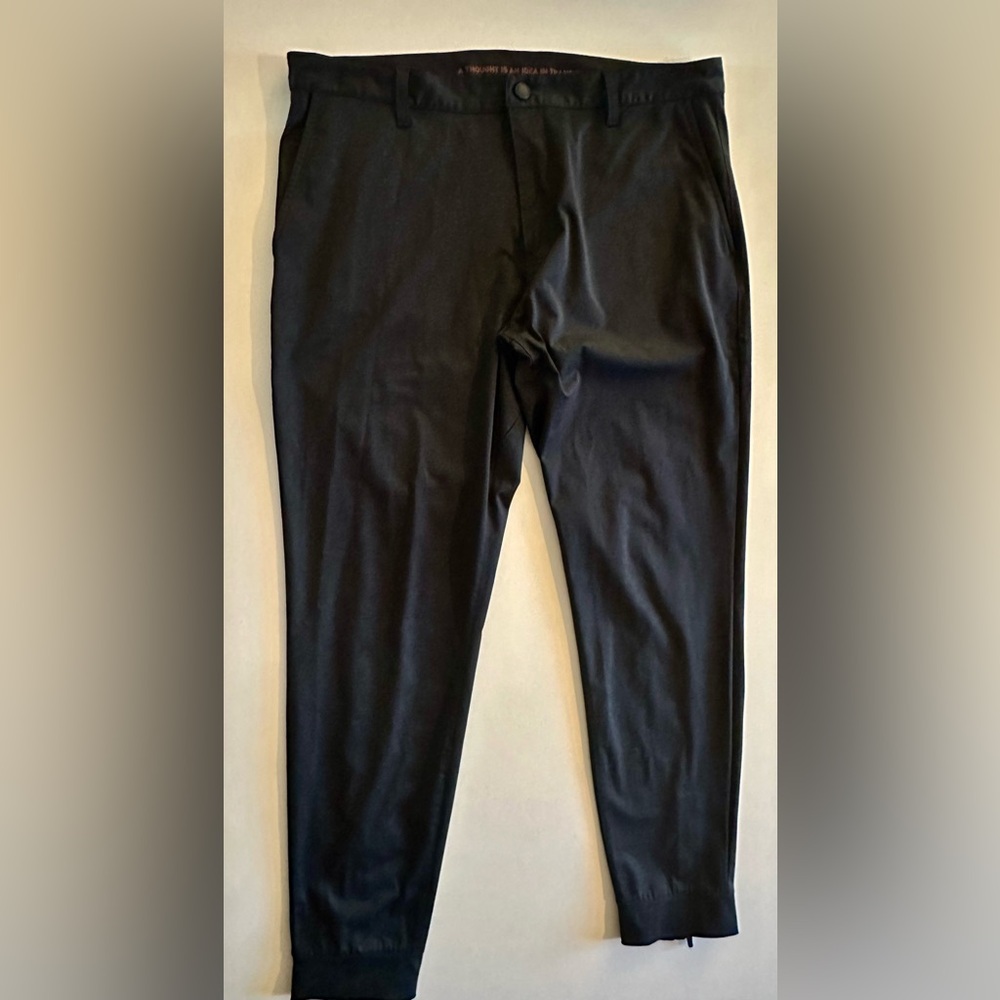 Rhône Commuter Ankle Zip Black Pants - Size 36 x 30